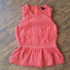 Jcrew peplum tank